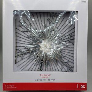 Silver Traditional Star Tree Topper